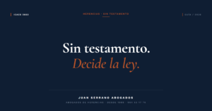 Declaración de herederos abintestato - Juan Serrano Abogados