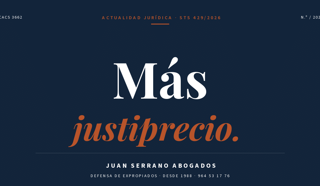 El Tribunal Supremo consolida la doctrina sobre la correcta delimitación del valor de construcción en la expropiación rogada