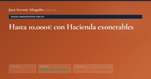 Cancelar deudas con Hacienda - Juan Serrano Abogados