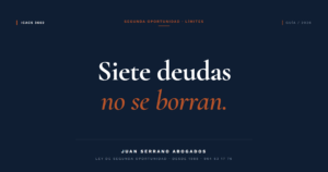 Qué deudas no se cancelan con la Ley de Segunda Oportunidad - Juan Serrano Abogados