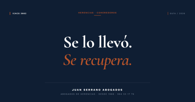 Mi hermano se quedó con cosas de la herencia: cómo reclamarlas - Juan Serrano Abogados